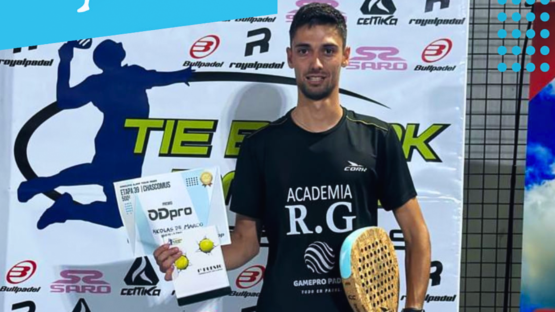 Nicolás De Marco: de tenista a jugador de pádel de alto nivel