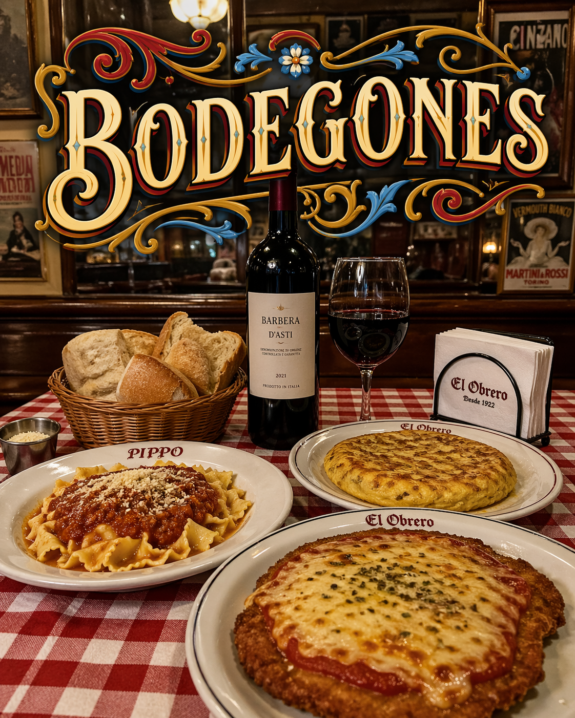 Los cinco bodegones que no te podés perder