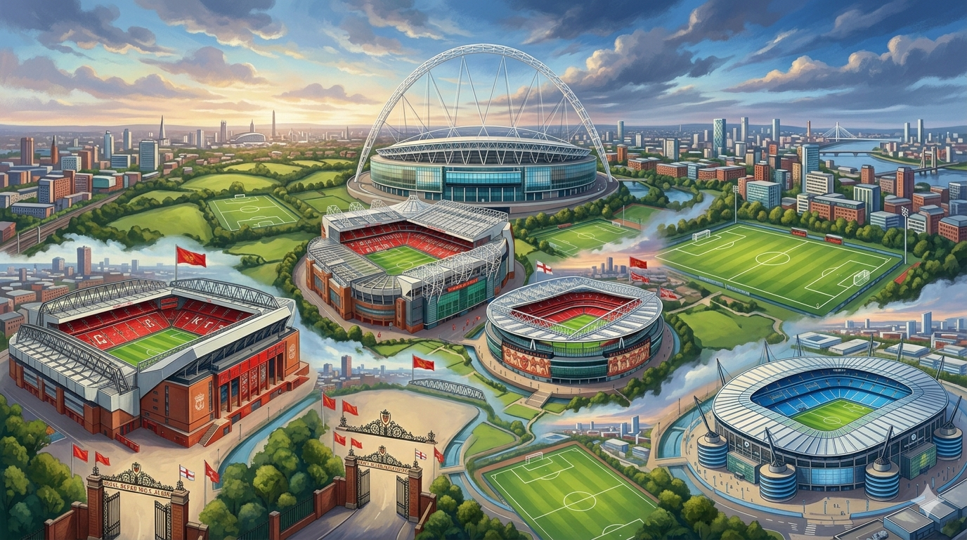 Top 5 estadios de Inglaterra que debes conocer