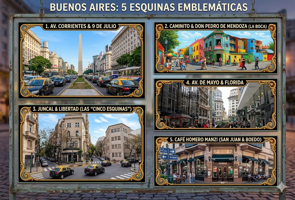 Cinco esquinas emblemáticas de Buenos Aires