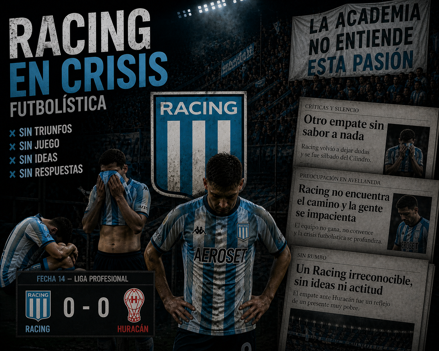 El Cilindro explotó: bronca contra jugadores y dirigentes en Racing