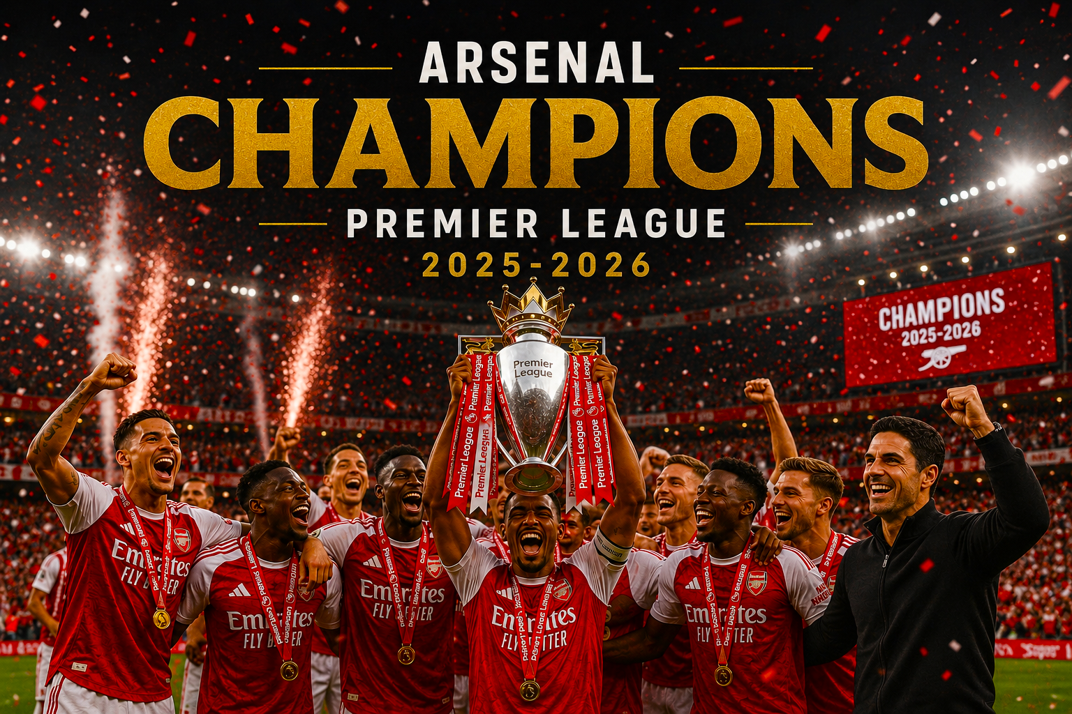 Arsenal campeón de Premier League después de 22 años