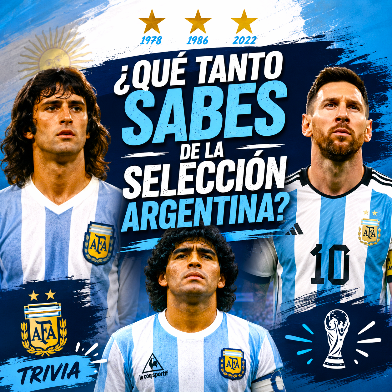¿Qué tanto sabes de la Selección Argentina?