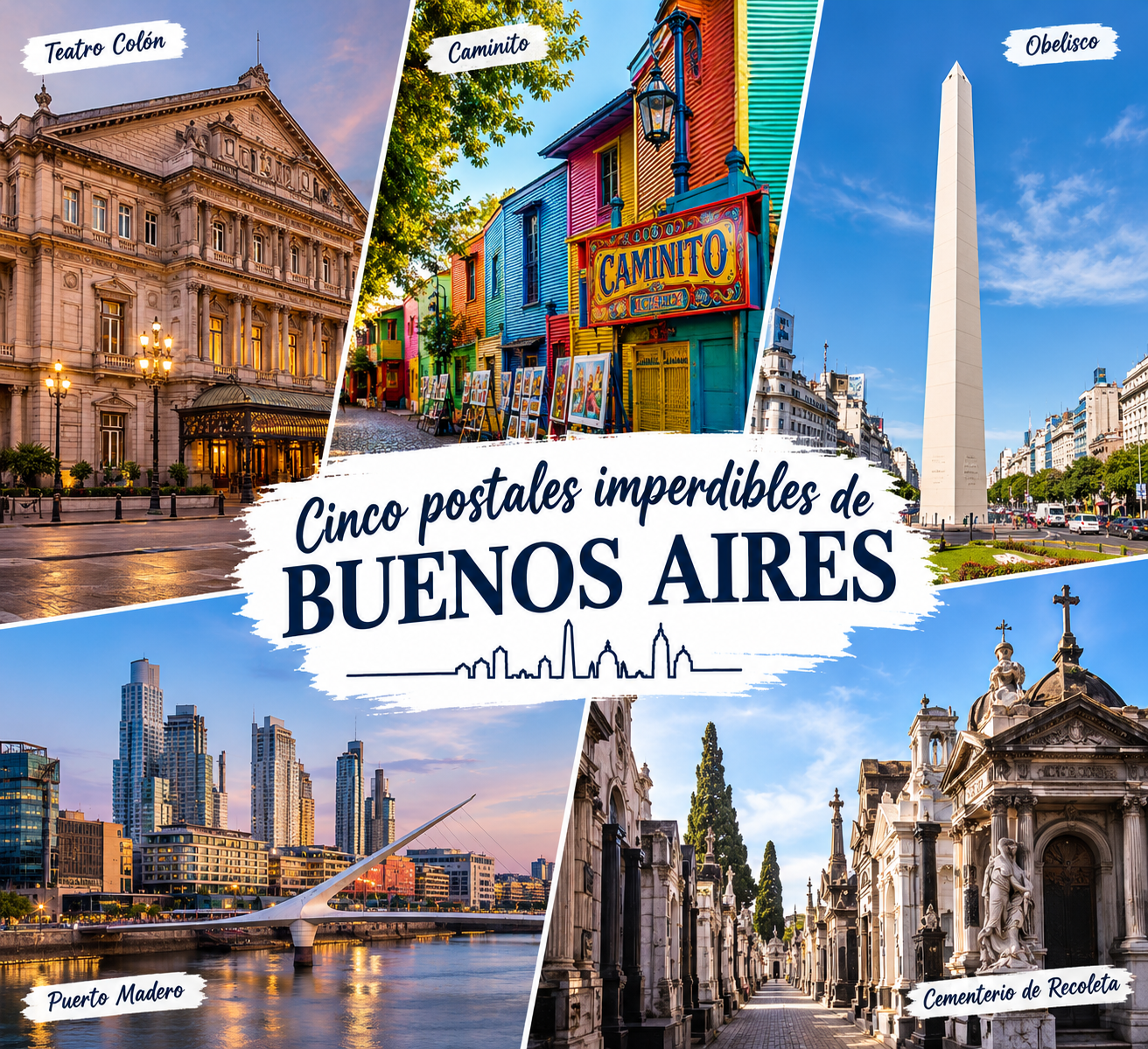 Cinco postales imperdibles de Buenos Aires: un recorrido por la historia, la cultura y la identidad porteña