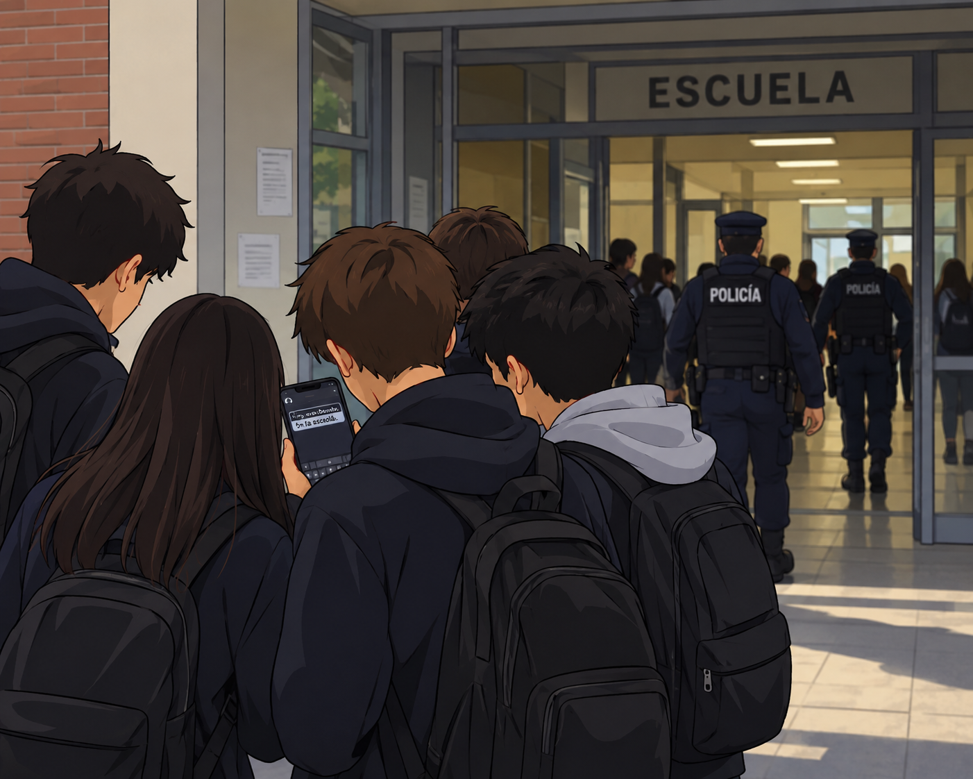 Alumnos de una escuela realizaron una amenaza de bomba falsa