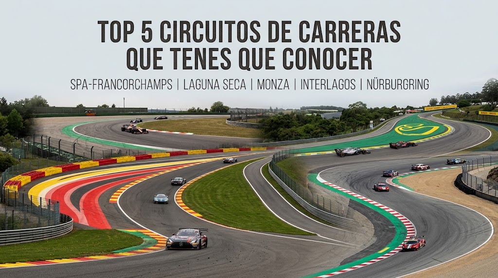 5 circuitos miticos que tenes que conocer