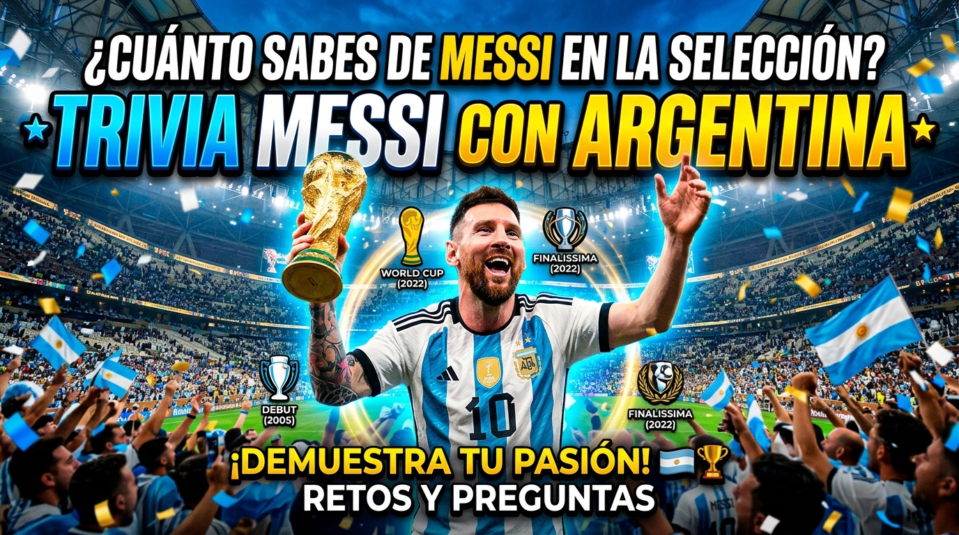 Trivia: Cuanto sabes de Messi en su paso por la Selección Argentina?