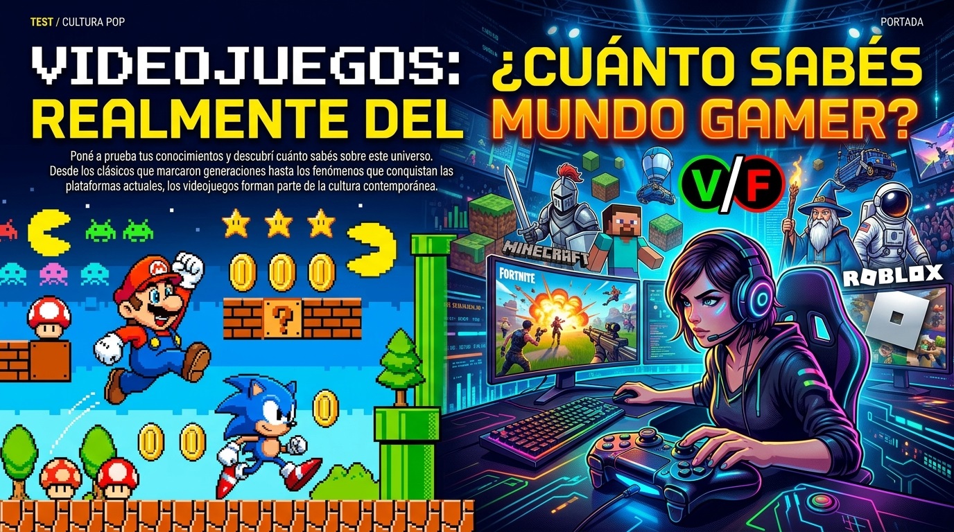 Videojuegos: ¿cuánto sabés realmente del mundo gamer?